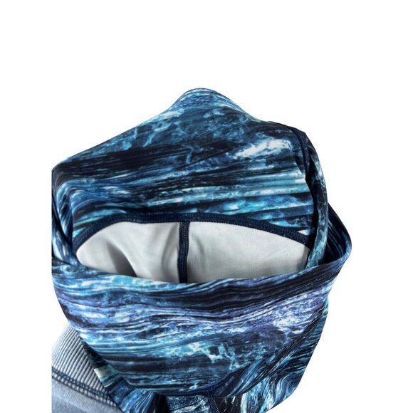 Lululemon Train Times 7/8 Pant Hi-Rise 25" Shorelines Multi Blue Black 4 W5BCCS - Picture 8 of 8